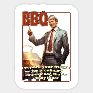 Hannibal griller BBQ Sticker